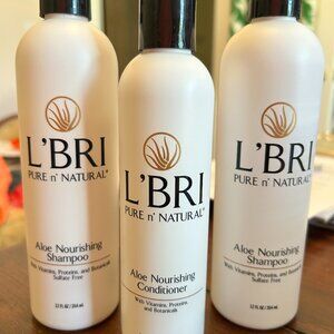 L'Bri Pure and Natural Bundle (2 Shampoo and 1 conditioner)